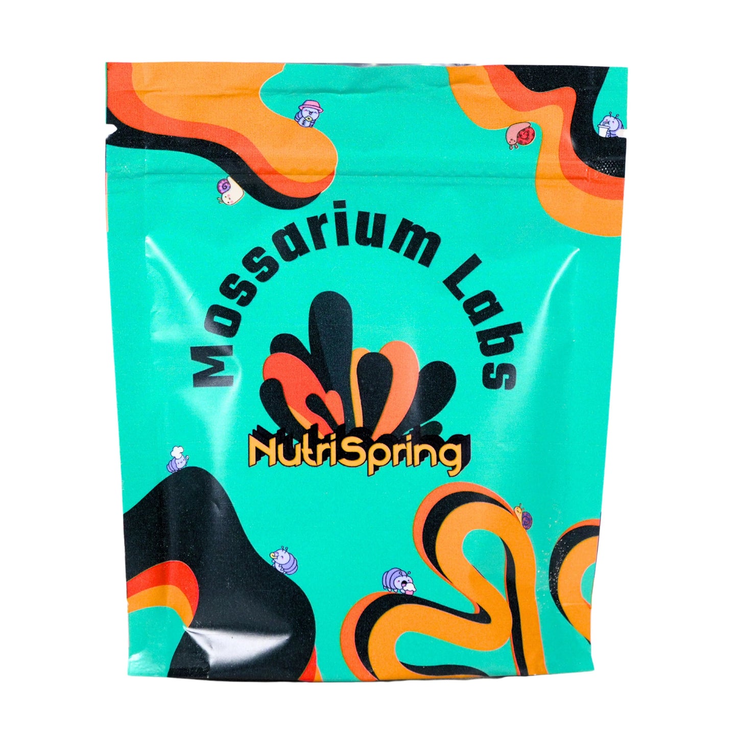 Springtail food in resealable mylar bag.