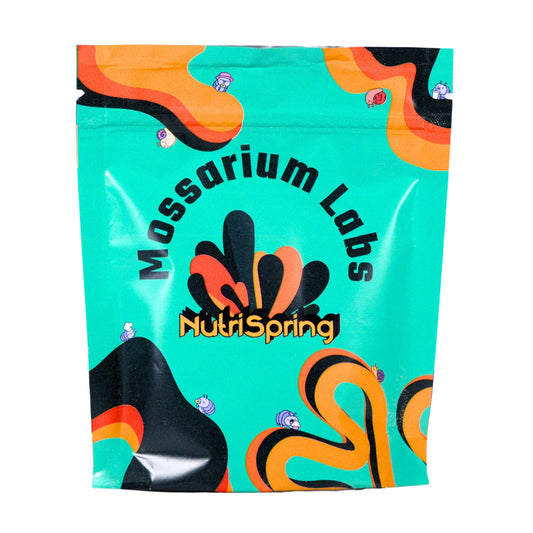 Springtail food in resealable mylar bag.